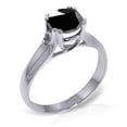 thumbnail image 1 of Galaxy Gold 14K White Gold 1.0 CT Natural Diamond Solitaire Ring - April Birthstone - Strength - Sizes 5.5 to 11 - Fine Jewelry for Women, 1 of 3
