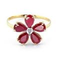 thumbnail image 1 of Galaxy Gold 14K Solid Yellow Gold Gr st 3.02 ct Ruby & Diamond (5.5), 1 of 3