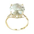 thumbnail image 1 of Galaxy Gold 14K Yellow Gold 5.5 Carat Natural 12 mm Round Green Amethyst Ring - Abundance & Joy - Sizes 5.5 to 11 - Fine Jewelry for Women, 1 of 2