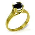 thumbnail image 1 of Galaxy Gold 14K Yellow Gold 1.0 CT Natural Diamond Solitaire Ring - April Birthstone - Strength - Sizes 5.5 to 11 - Fine Jewelry for Women, 1 of 3