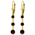 thumbnail image 1 of Galaxy Gold 14K Yellow Gold 2.5 CTW Natural Garnet Dangle Earrings - January Birthstone - Passion & Protection - Fine Jewelry for Women, 1 of 1