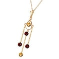 thumbnail image 1 of Galaxy Gold 14K Yellow Gold Citrine Pendant Necklace - November Birthstone - Warmth & Prosperity - 16" to 24" - Fine Jewelry for Women, 1 of 2