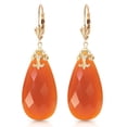 thumbnail image 1 of Galaxy Gold 14K Yellow Gold Natural Chalcedony Dangle Earrings - May Birthstone - Harmony - Fine Jewelry for Women, 1 of 3