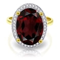 thumbnail image 1 of Galaxy Gold 14K Yellow Gold Natural Garnet Ring - January Birthstone - Passion & Protection - Sizes 5.5 to 11 - Fine Jewelry for Women, 1 of 3