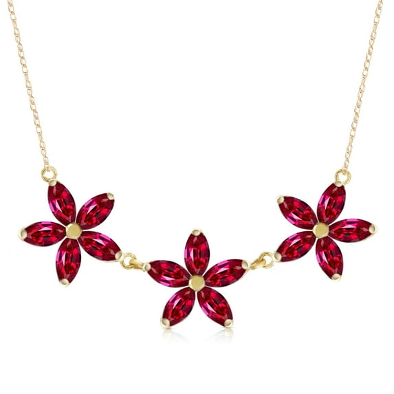 Galaxy Gold 14K Yellow Gold Natural Gemstone Pendant Necklace - Balance & Intuition - 16" to 24" - Fine Jewelry for Women