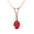 thumbnail image 1 of Galaxy Gold 14K Solid Gold Natural Diamond Necklace for Women - Rose Gold Fine Jewelry, 1 of 2