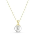 thumbnail image 1 of Galaxy Gold 14K Yellow Gold Pearl Pendant Necklace - June Birthstone - Balance & Intuition - 16" to 24" - Fine Jewelry for Women, 1 of 5