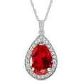 thumbnail image 1 of Galaxy Gold 14K Solid Gold 5.51 Carat Natural Diamond Pendant Necklace for Women - White Gold Fine Jewelry, 1 of 2