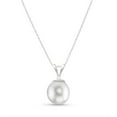thumbnail image 1 of Galaxy Gold 14K White Gold Pearl Pendant Necklace - June Birthstone - Balance & Intuition - 16" to 24" - Fine Jewelry for Women, 1 of 5