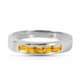 thumbnail image 1 of Galaxy Gold 14k White Gold Ring with Natural Citrines - Size 10, 1 of 2