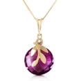 thumbnail image 1 of Galaxy Gold 14k Yellow Gold 18" Necklace with Amethyst Pendant, 1 of 3