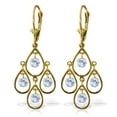 thumbnail image 1 of Galaxy Gold 14k Yellow Gold Chandelier Earrings with Aquamarines, 1 of 1