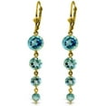 thumbnail image 1 of Galaxy Gold 14k Yellow Gold Chandelier Earrings with Natural Blue Topaz, 1 of 3