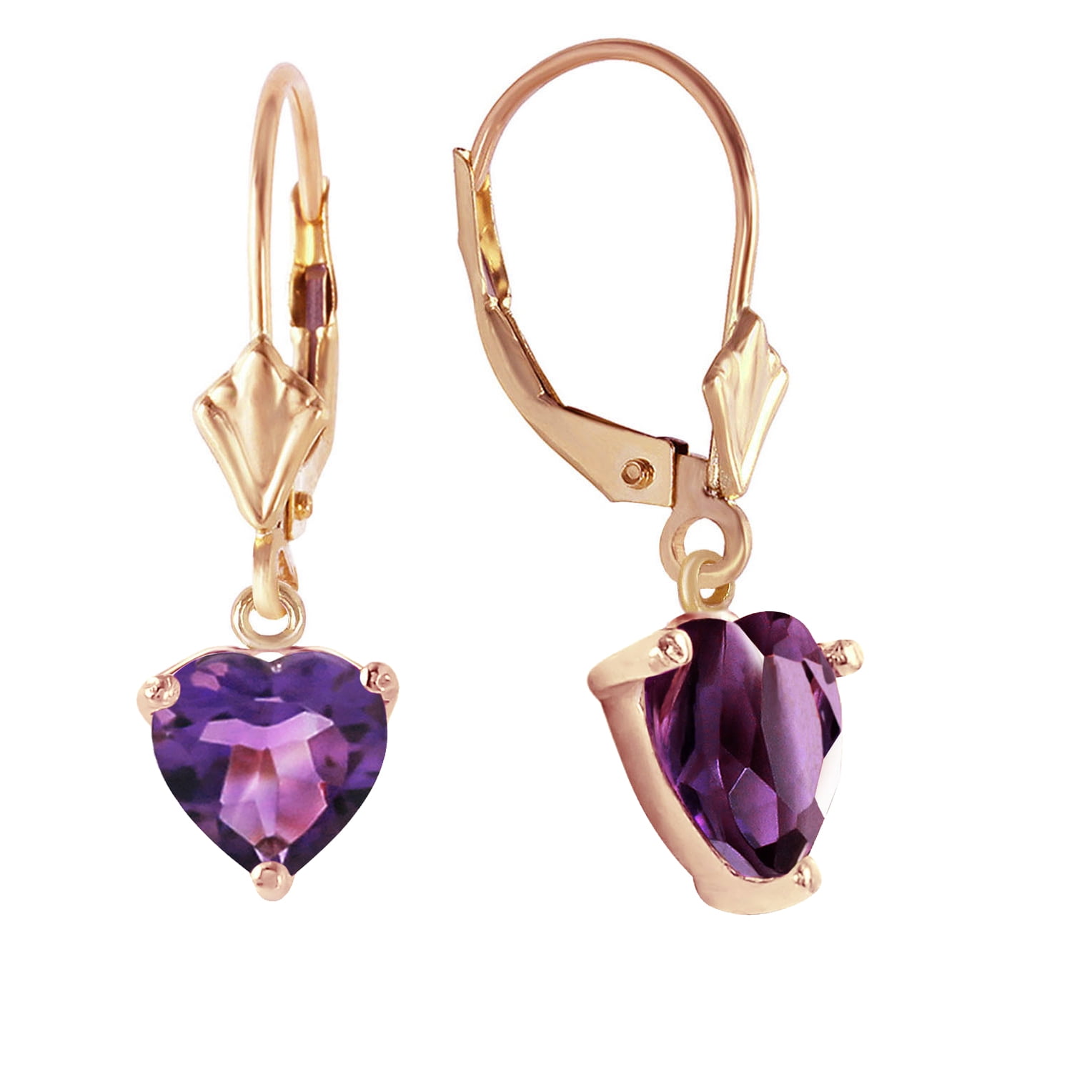 Delicate Purple Amethyst Stud Earrings-lovely Anniversary Gift for Her-natural  Amethyst Birthstone Earring-amethyst Studs Sterling Silver - Etsy