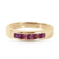 thumbnail image 1 of Galaxy Gold 14K Yellow Gold Natural Amethysts Ring - February Birthstone - Peace & Wisdom - Sizes 5.5 to 11 - Fine Jewelry for Women, 1 of 2