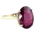 thumbnail image 1 of Galaxy Gold 7.5 ct 14k Solid Gold Ring Oval-Shaped Ruby (9), 1 of 5
