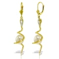 thumbnail image 1 of Galaxy Gold 14K Solid Gold 8.06 Carat Natural Diamond Drop Earrings for Women - Yellow Gold Fine Jewelry, 1 of 2