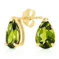 thumbnail image 1 of Galaxy Gold GG 14K Yellow Gold 3 CTW Natural Peridot Dangle Earrings - August Birthstone - Abundance & Joy - Fine Jewelry for Women, 1 of 3