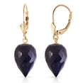 thumbnail image 1 of Galaxy Gold 14K Yellow Gold Natural Sapphire Dangle Earrings - September Birthstone - Energy & Devotion - Fine Jewelry for Women, 1 of 3