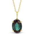 thumbnail image 1 of Galaxy Gold Size 22 inch 14K Solid Yellow Gold Necklace With Lab. Grown Oval Alexandrite Grade AAA, 1 of 6