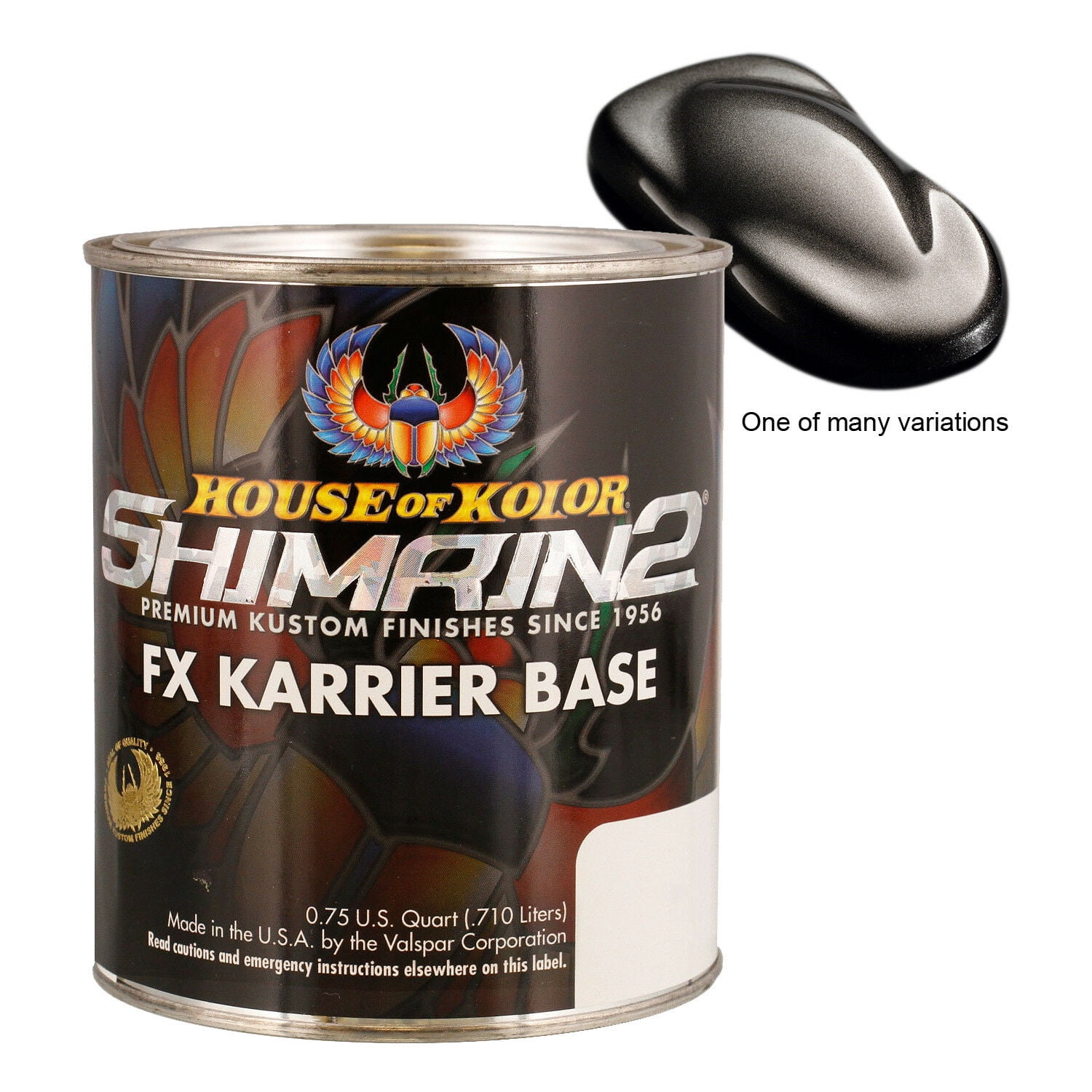 Galaxy Gray Shimrin2 (2nd Gen) Fx Karrier Basecoat, 1 Quart House of Kolor