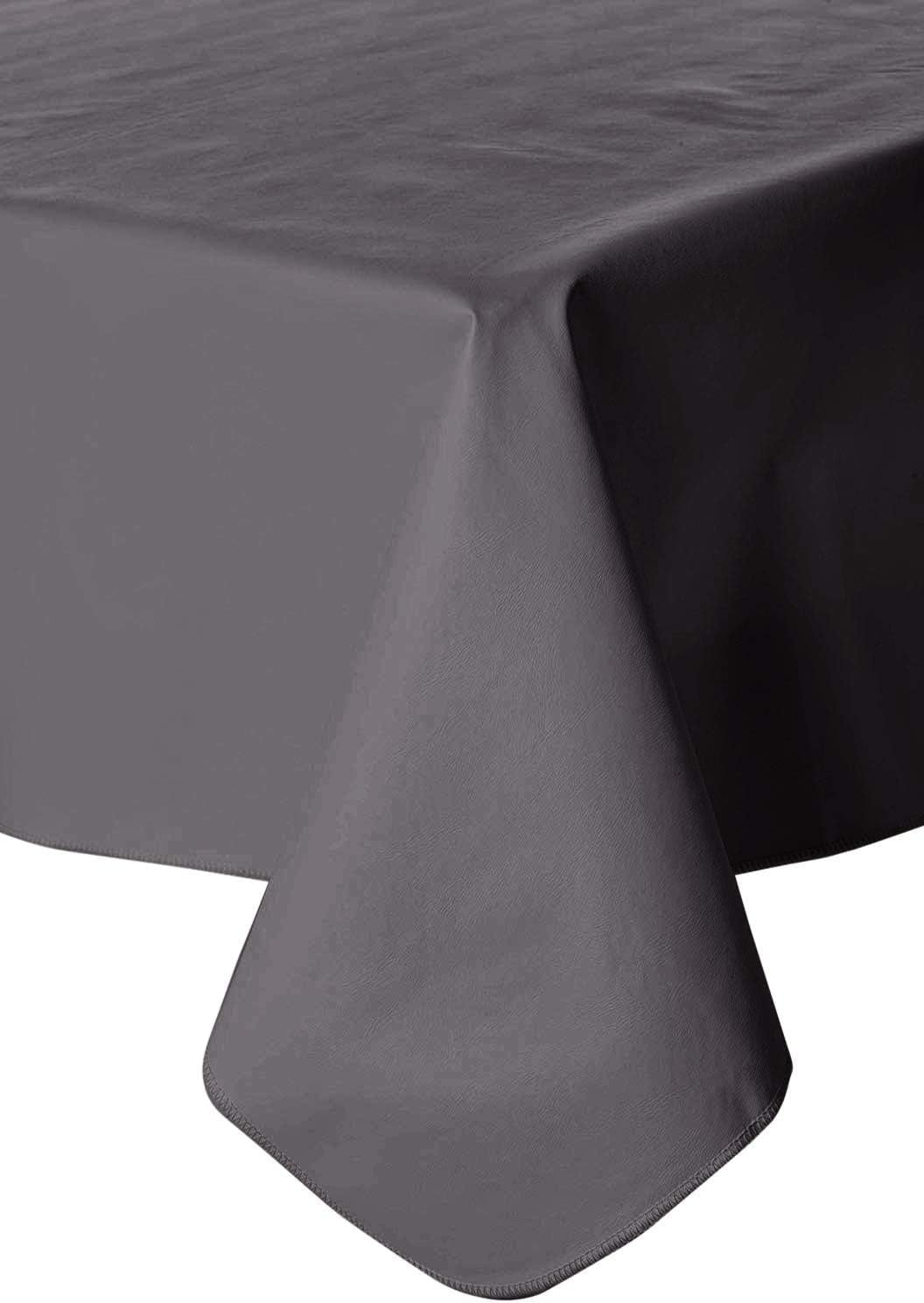 Galaxy Heavyweight Vinyl Tablecloth, 54Inch x 15 Yard Roll, Grey