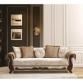 thumbnail image 1 of Carmen Sofa Finished With Chenille Upholstery in Beige Color, 1 of 8