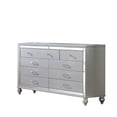 thumbnail image 1 of Sterling Mirror Framed Dresser Made With Wood in Silver Color, 1 of 4