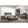 thumbnail image 1 of Traditional Matrix Queen 4 piece Storage Bedroom Set in Gray made with Wood, 1 of 7