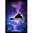 thumbnail image 1 of Galaxy Inspirational Wall Art Virginia state home hometown united states love Metal Wall Art Decor Funny Gift, 1 of 1