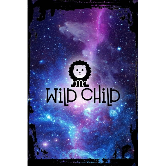 Galaxy Inspirational Wall Art Wild child lion fun crazy trouble funny zoo animals Metal Wall Art Decor Funny Gift