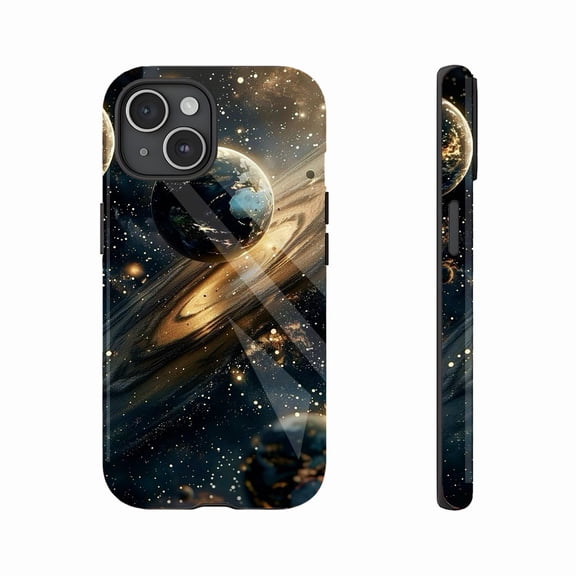 Galaxy-Inspired Durable Shockproof Phone Case for Fashion Lovers & Tech Enthusiasts, Perfect Holiday Gift - Compatible with iPhone 11/12/13/14/15/16 (Pro Max/Plus)