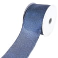 thumbnail image 1 of Galaxy Iridescent Metallic Weave Wired Ribbon, 2-1/2-Inch, 10-Yard - Blue, 1 of 1