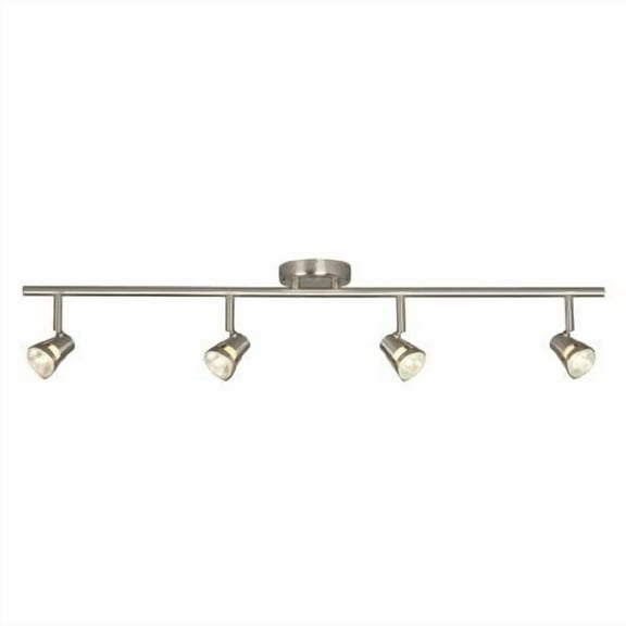 Galaxy Lighting 755594BN 4-Light Track Light Fixture in Brushed Nickel