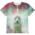 thumbnail image 1 of Galaxy Llama of Namaste Tetrahedron All Over Youth T Shirt Multi YLG, 1 of 2