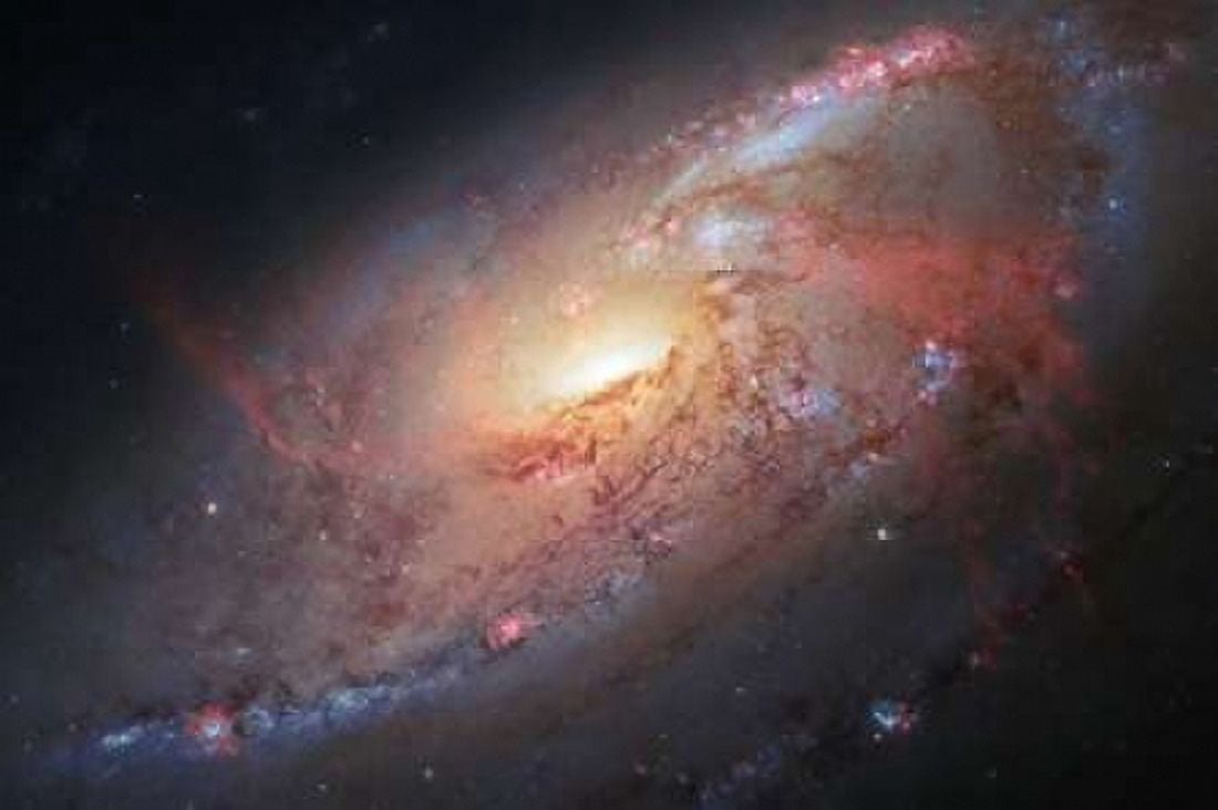 Galaxy M106 Canvas Art - NASA (24 x 36)