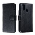 thumbnail image 1 of Galaxy M30S Case Wallet, Allytech PU Leather Multiple Cards Slots Full Protection Shockproof Lightweight Anti-scratch Shock-Absorption Kickstand Flip Cover for Samsung Galaxy M30S,Black, 1 of 10