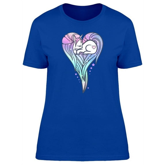 Galaxy Mane Baby Unicorn T-Shirt Women -Image by Shutterstock, Female Medium