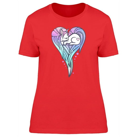 Galaxy Mane Baby Unicorn T-Shirt Women -Image by Shutterstock, Female x-Large