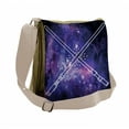 thumbnail image 1 of Galaxy Messenger Bag, Outer Space Fantasy, Unisex Cross-body, by Ambesonne, 1 of 2