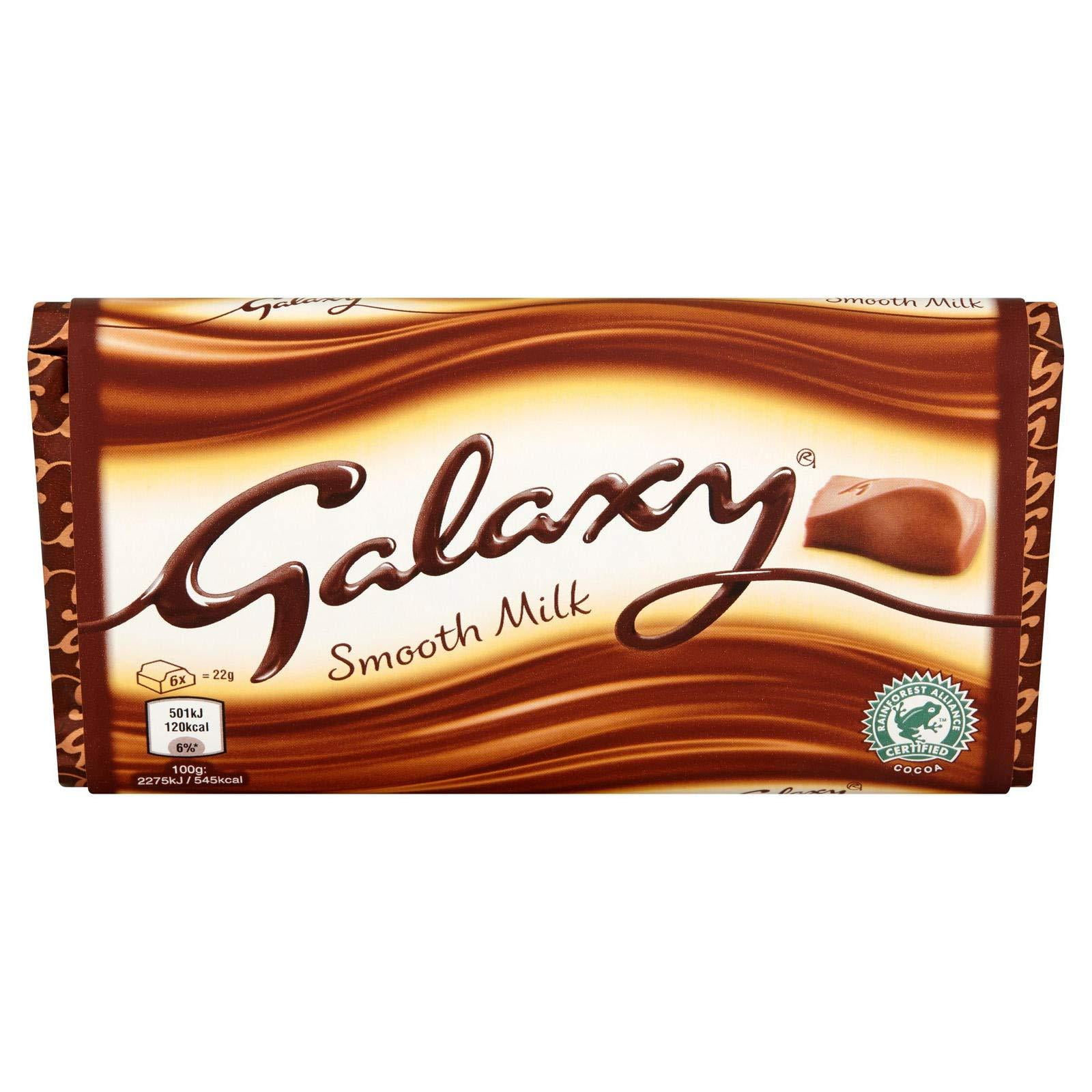 Galaxy Milk Chocolate 100g - Pack of 6