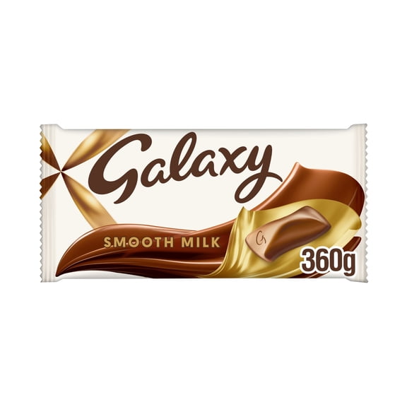 Galaxy Smooth Milk Chocolate Bar Gift 360g, Imported from Britain