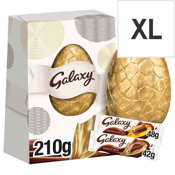 Galaxy Milk Chocolate Easter Egg 210g, Imported from Britain