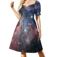 thumbnail image 1 of Galaxy - Nebula 01 Sleeveless Dress womens dress women formal occasion dresses women evening dress prom dresses 2024, 1 of 6