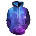 thumbnail image 1 of Galaxy Nebula Dream(2)-2 Men's Women Vintage 3D Hooded Sweatshirt - All-Season Loose Fit Streetwear, 1 of 6