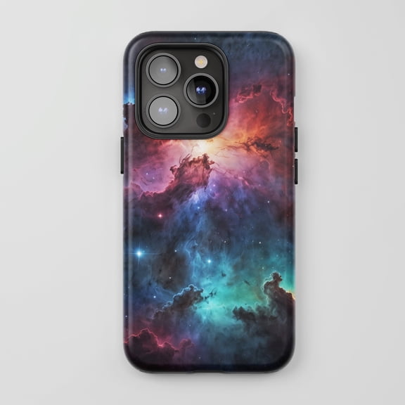 Galaxy Nebula For All iPhone Series Tough Phone Case Space Art