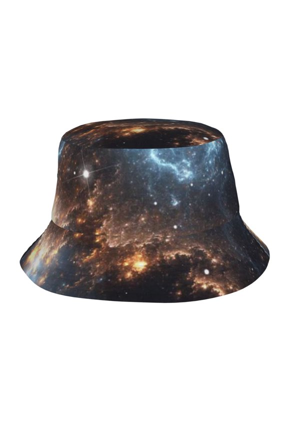 Galaxy Nebula Night Starry Sky Bucket Hat,Packable Sun Cap,Max Protection For Uva,Perfect For Fishing Gardening Hiking Camping