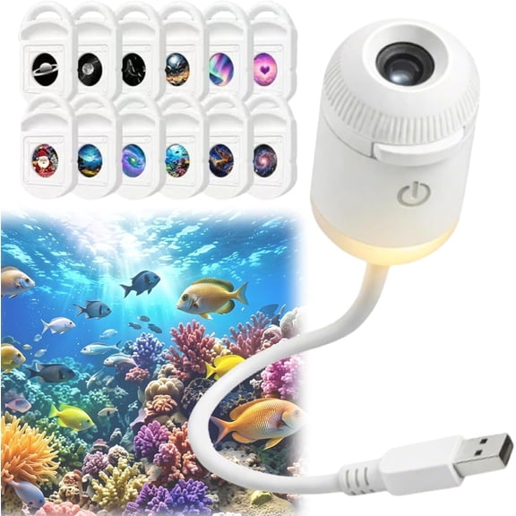 Galaxy Night Light Projector, HD Starry Sky & Galaxy Ceiling Projector with Interchangeable Discs, USB Powered Night Lamp