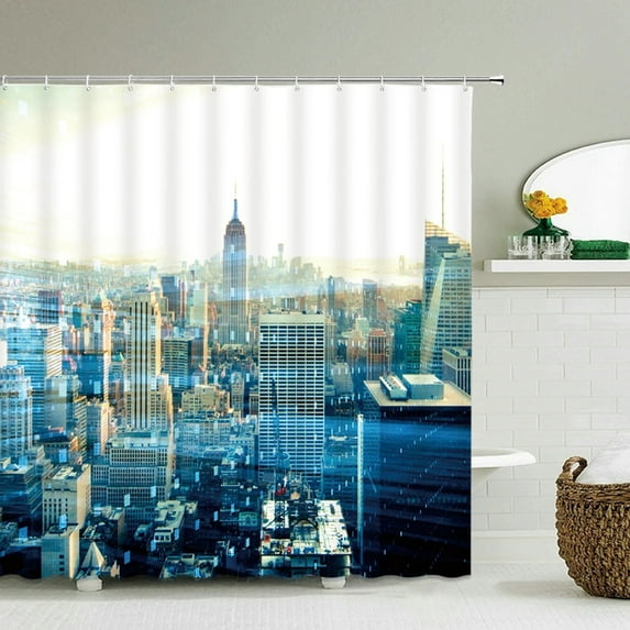 Galaxy Night Starry Sky Bath Curtain Large Size 240x180 Bathroom Shower Curtain Waterproof Polyester Fabric Shower Curtains