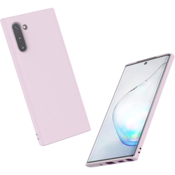 Galaxy Note 10 (2019) Case, Silky-Soft Touch Full Body Protection Shockproof Cover Case with Soft Microfiber Lining Cushion Shockproof Cover for Galaxy Note10 6.3" Purple